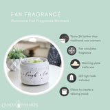 Candle Warmers Etc. Live Laugh Love fan wax melt fragrance warmer