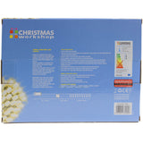 400 warm white LED chaser Christmas lights 27.9m