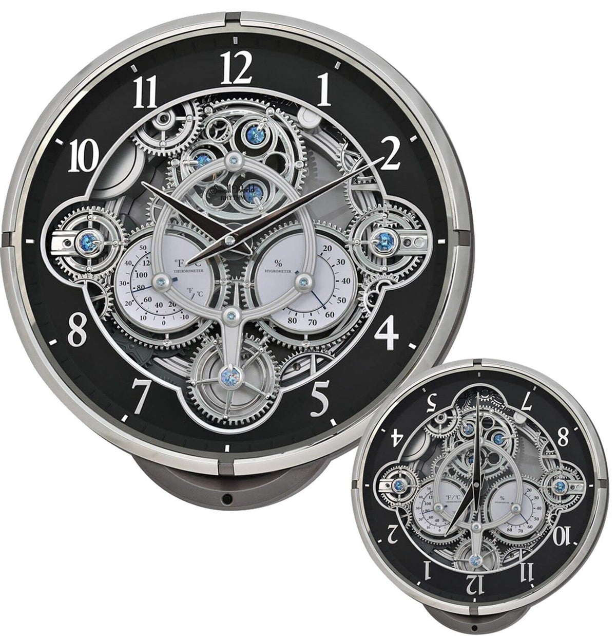 Rhythm Gadget black Magic Motion musical wall clock