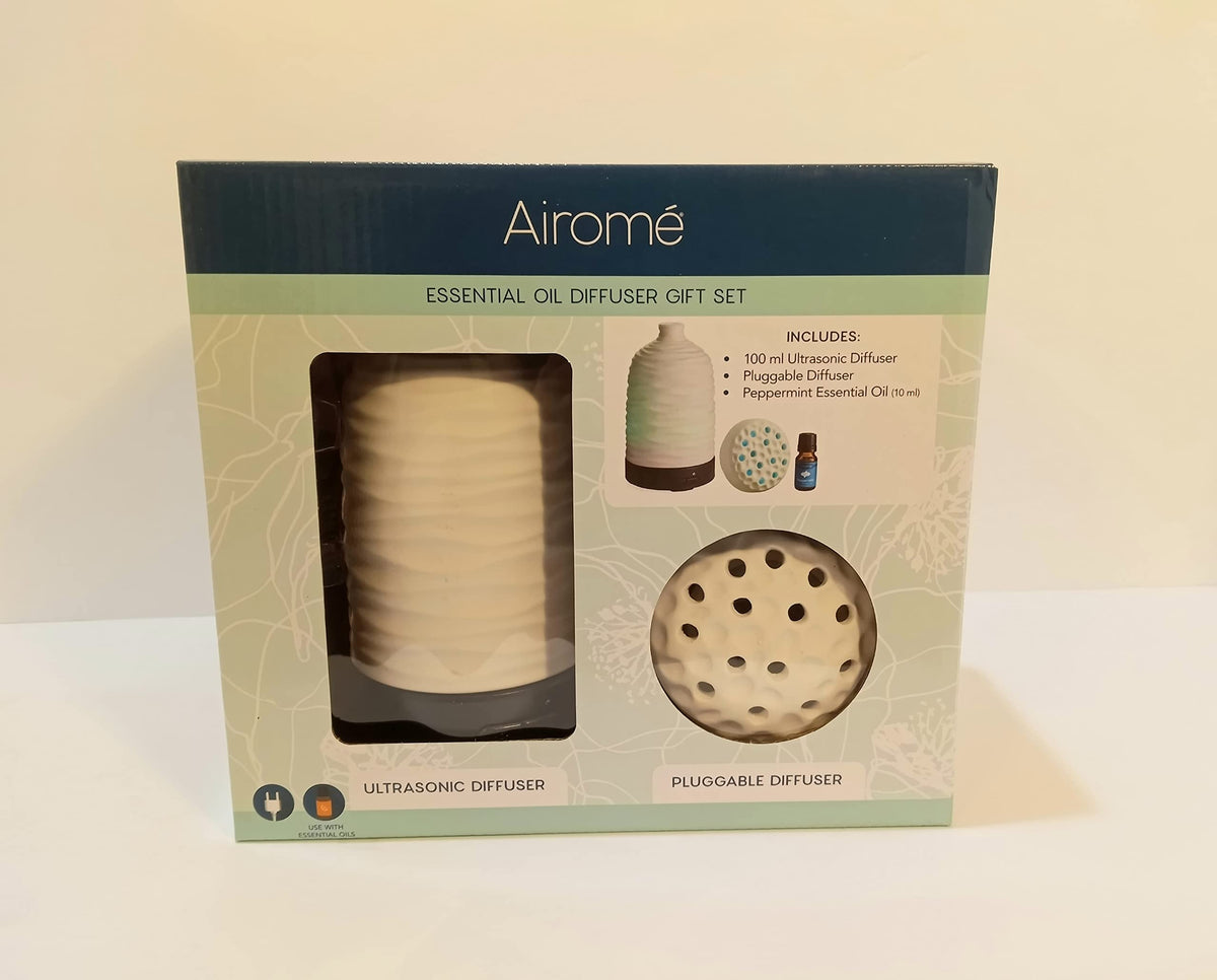 Airomé Harmony and Pebble essential oil diffuser gift set