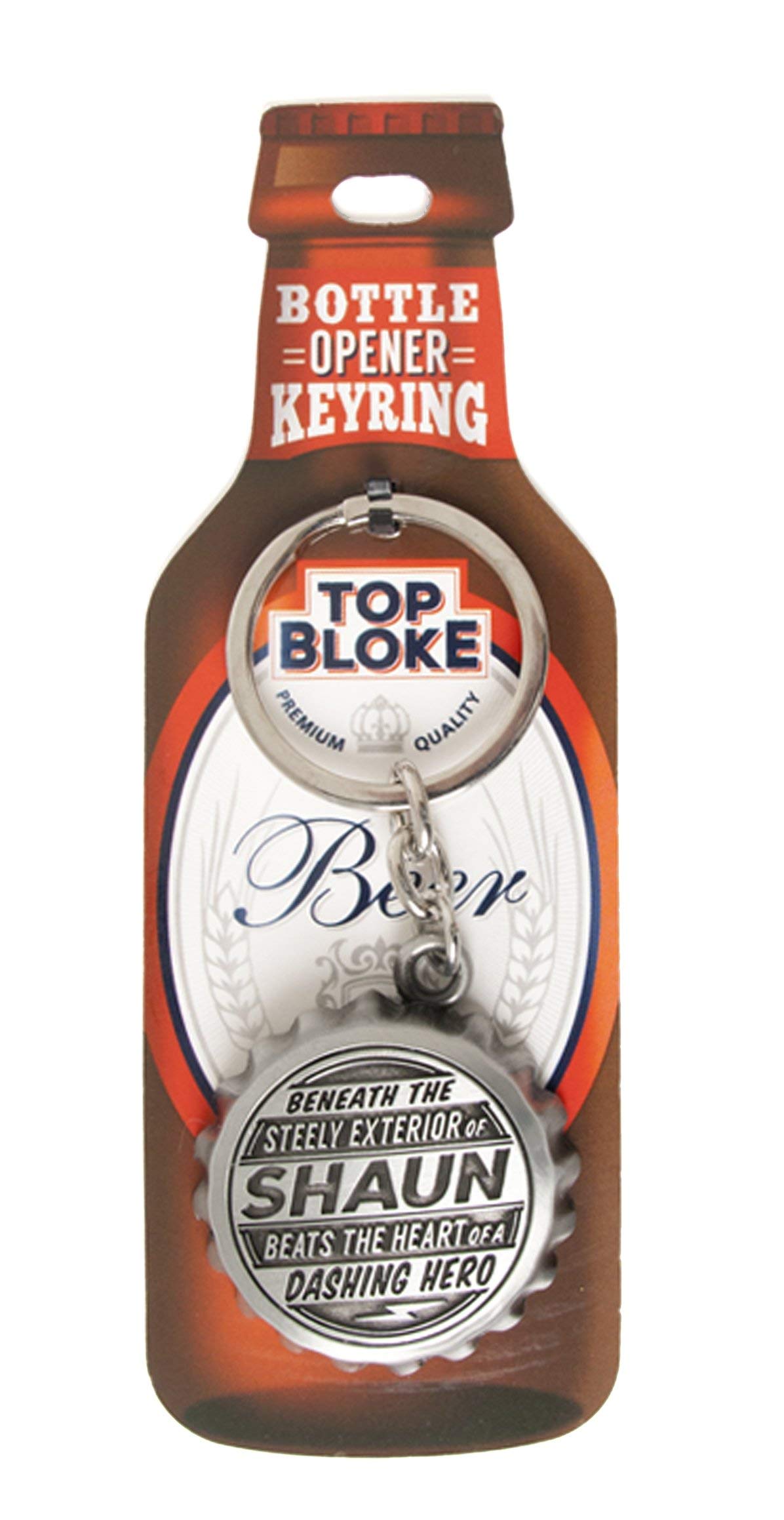 History & Heraldry Top Bloke Shaun bottle opener keyring