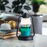 Beacon black top-down candle warmer lantern
