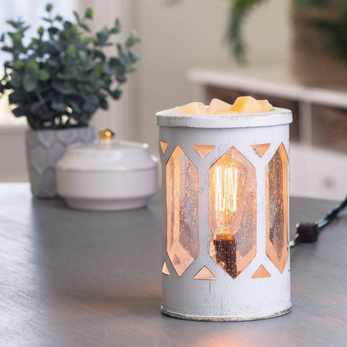 Candle Warmers Arbor vintage bulb electric wax melt warmer