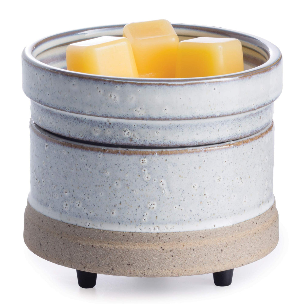 Candle Warmers conical white 2-in-1 wax and jar candle warmer