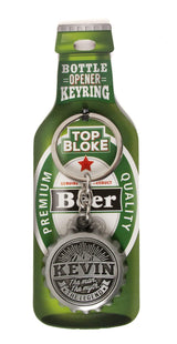 History & Heraldry Top Bloke Kevin bottle opener keyring
