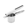 Blackmoor stainless steel potato ricer with three interchangeable plates