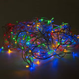 300 multi-coloured LED snowing icicle Christmas lights – 5.88m