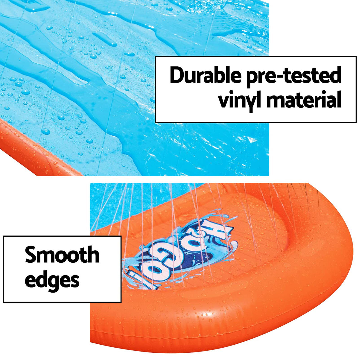 Bestway H2OGO 4.88m single-lane water slide with sprinklers