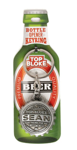 History & Heraldry Top Bloke Sean bottle opener keyring