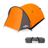 Milestone two-person pop-up dome tent with porch