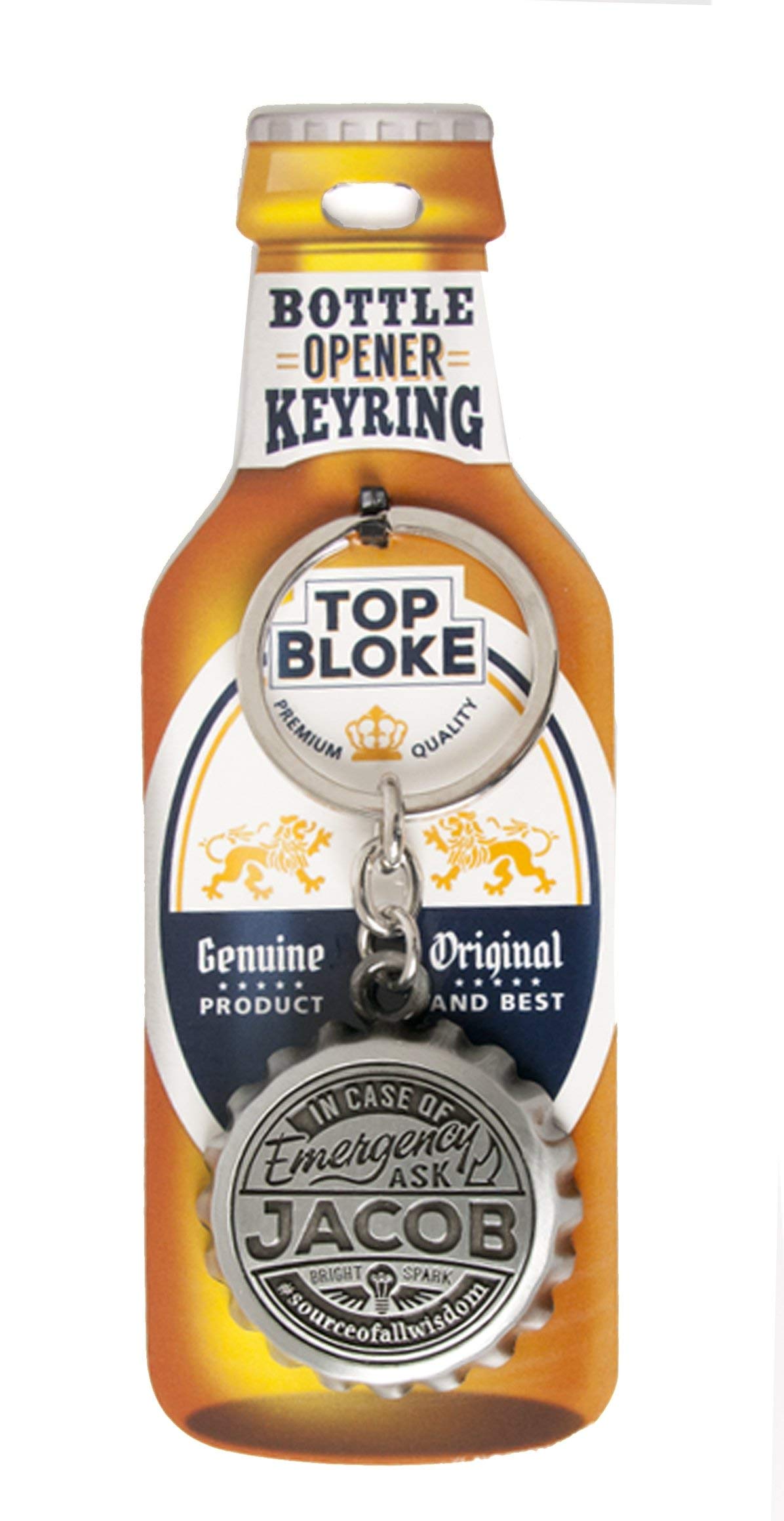 History & Heraldry Top Bloke Jacob bottle opener keyring