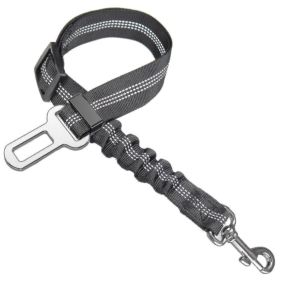 Simply4Pets adjustable anti-shock dog car seat belt tethers – pack of two