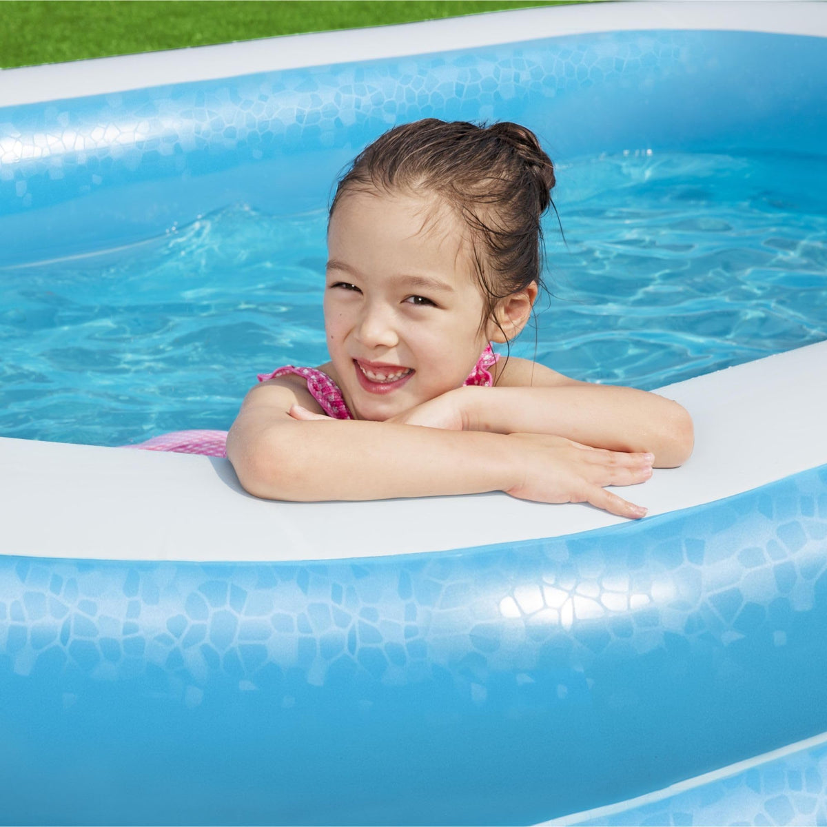 Bestway family inflatable pool – 262 x 175 x 51cm