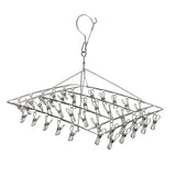 Laundry Mate stainless steel sock hanger with 40 pegs