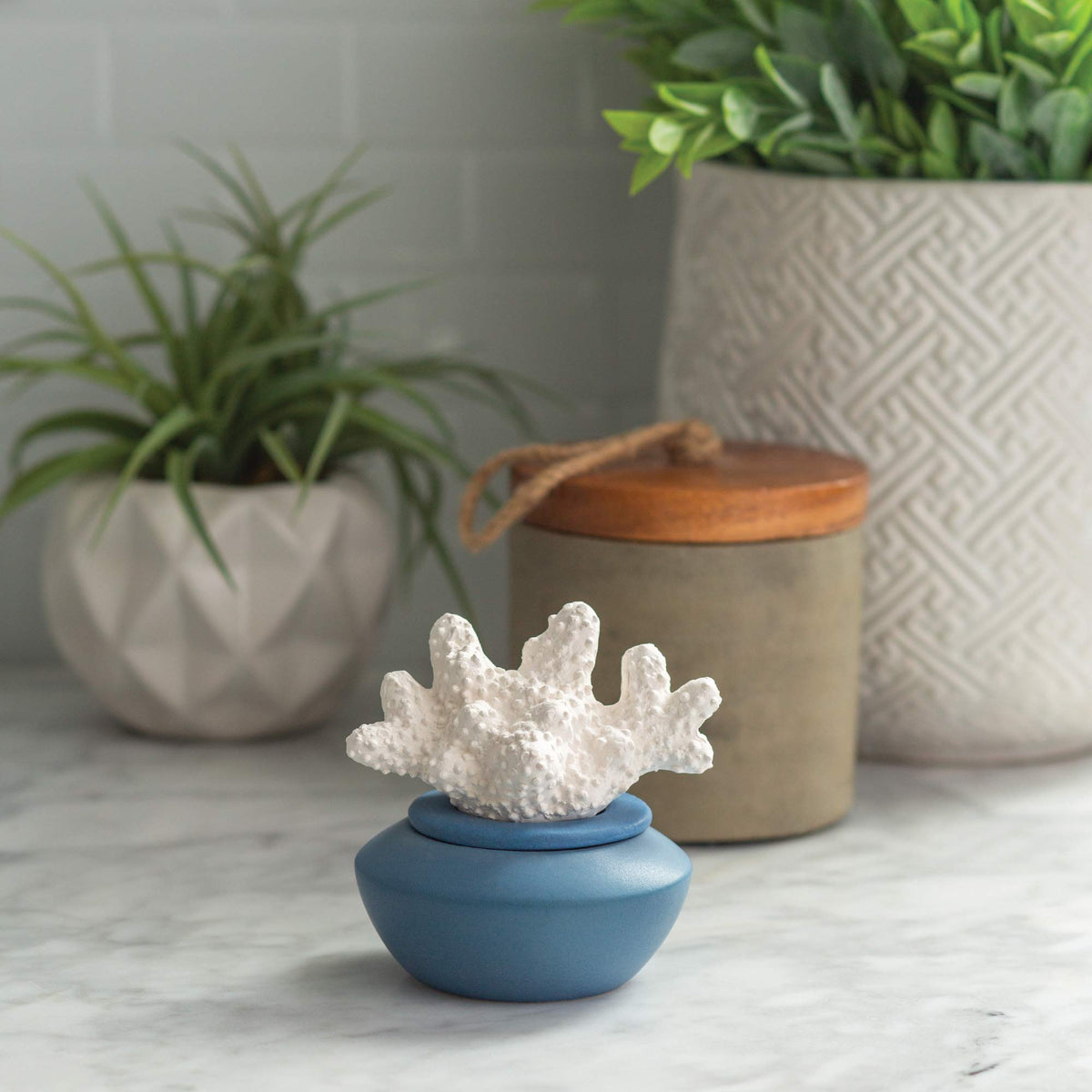 Airomé Coral porcelain passive essential oil diffuser