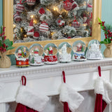15cm musical snowman Christmas snow globe – wind-up