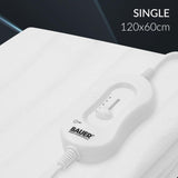 Bauer single electric heated underblanket 60 x 120cm