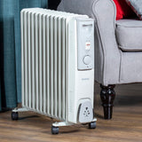 Benross white 13-fin 2500W oil filled radiator