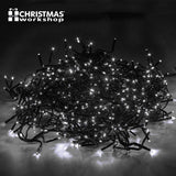 1000 bright white LED chaser Christmas lights – 69.9m