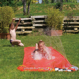 5m inflatable garden water slide with sprinkler