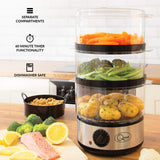 Quest 400W three-tier food steamer