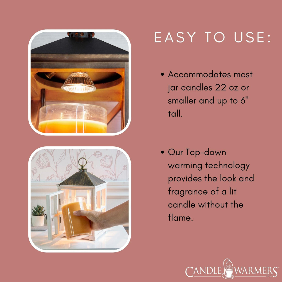 Candle Warmers Weathered White Wood Candle Warmer Lantern Lamps