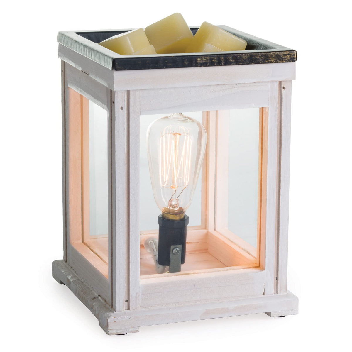 Candle Warmers Etc. Weathered Wood vintage bulb fragrance warmer