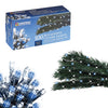 100 blue and warm white LED chaser Christmas lights – 6.9m