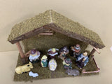 Nativity Scene with 11 Hand-Painted Porcelain Figurines - 97112