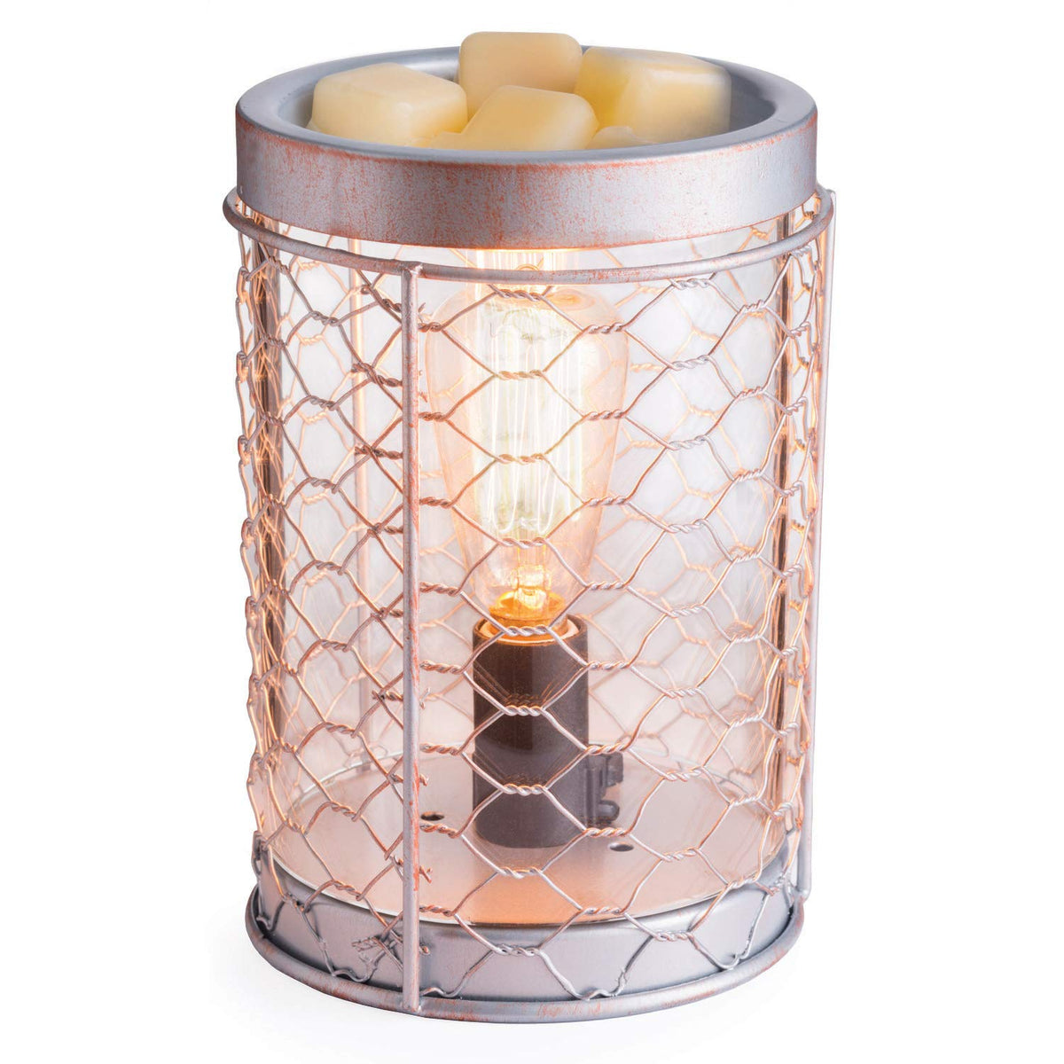 Candle Warmers Etc. Chicken Wire vintage bulb fragrance warmer