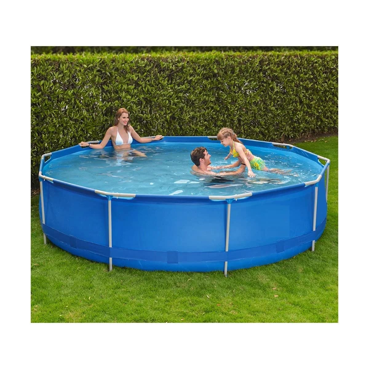 Avenli SteelSuper Steel Frame Above Pool, Frame for Swimming Pool, Garden Pool without Pump, 300 x 76 cm.