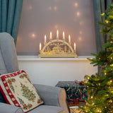 The Christmas Workshop 70780 wooden LED candle bridge