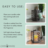 Candle Warmers Etc. bronze geometric candle warmer lantern