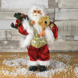 30cm traditional Santa Claus Christmas figure in red