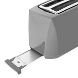 Quest grey 4-slice 1400W toaster