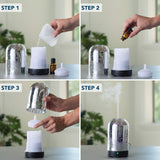 Airomé Mercury Glass 100ml ultrasonic essential oil diffuser