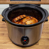 Quest 1.5L stainless steel slow cooker, 120W