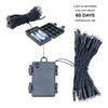 The Christmas Workshop 70320 Multi-Coloured Christmas Lights / 50 LED Christmas Tree Lights / 4.9 Metres Long / Battery Operated / Indoor Or Outdoor Christmas Decorations / 8 Light Modes