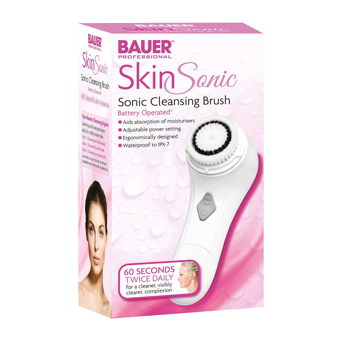 Bauer Professional battery operated facial cleansing brush