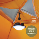 Two-person dome tent with carry bag and groundsheet