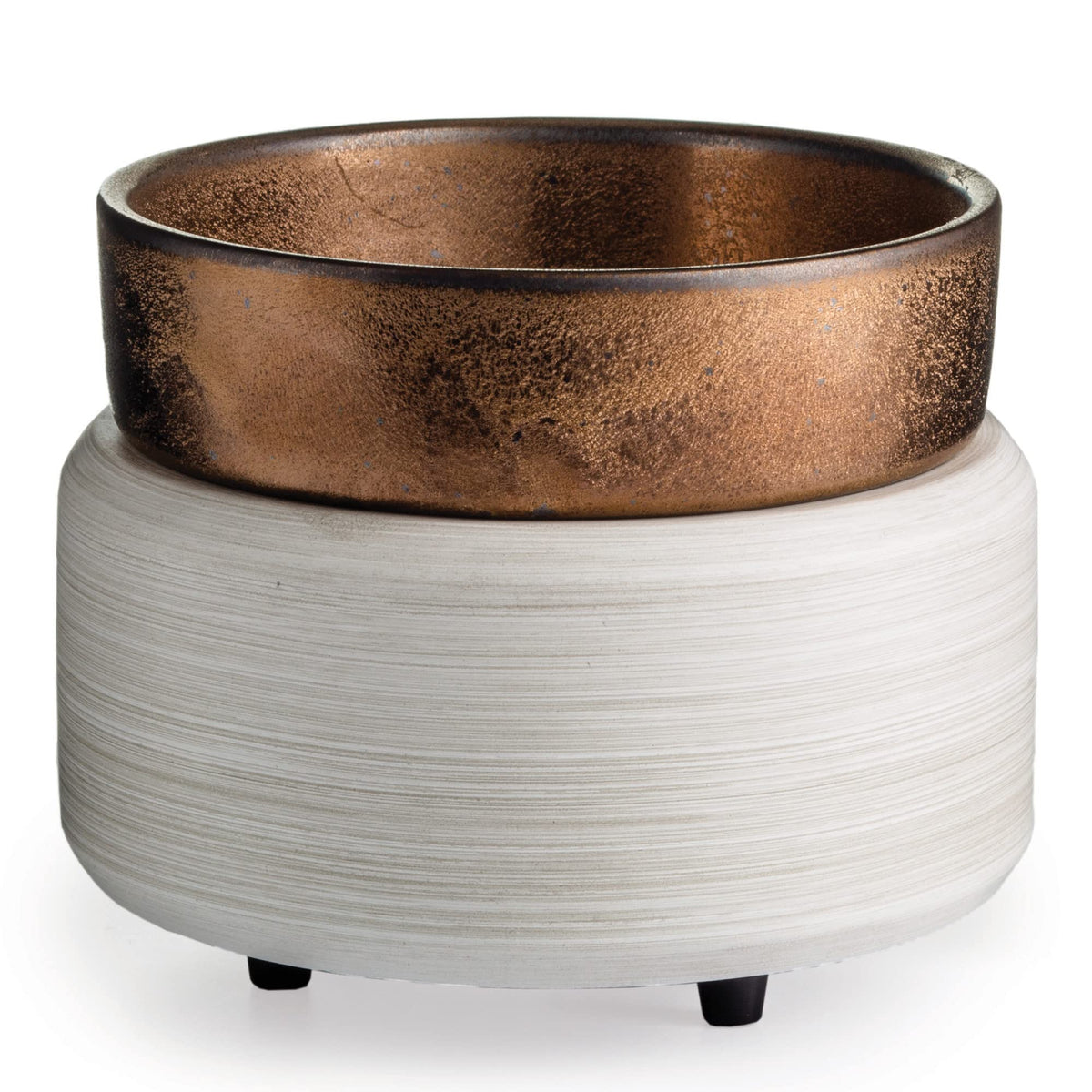 Whitewashed Bronze Candle Warmers Etc. home fragrance warmer