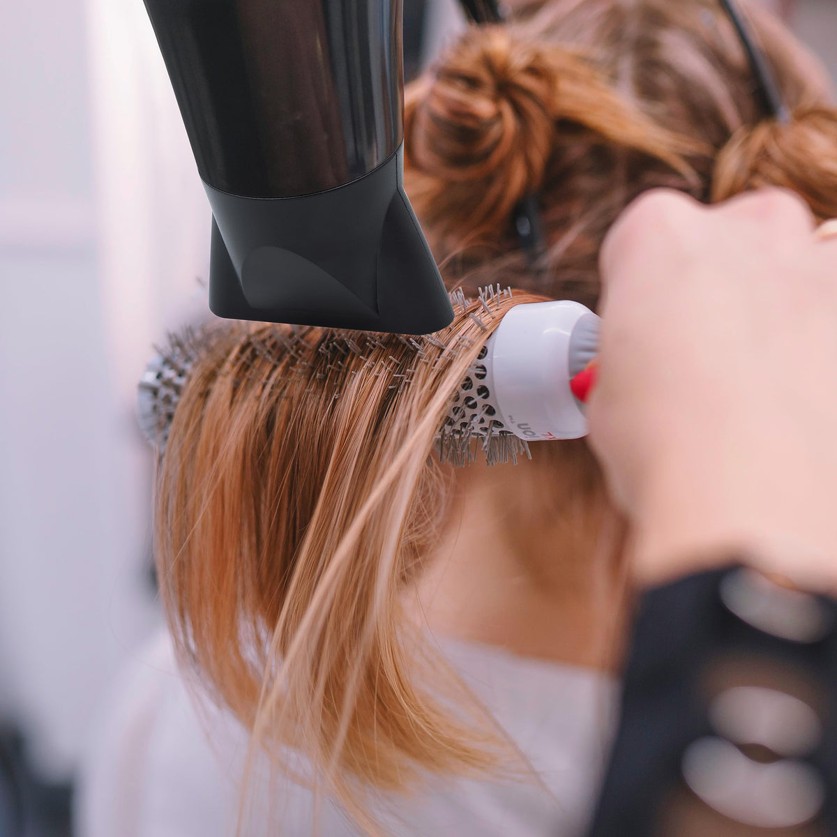 Red Hot black 2200W professional hair dryer