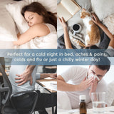 Night Owl grey faux fur 2 litre hot water bottle