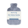 Night Owl grey faux fur 2 litre hot water bottle
