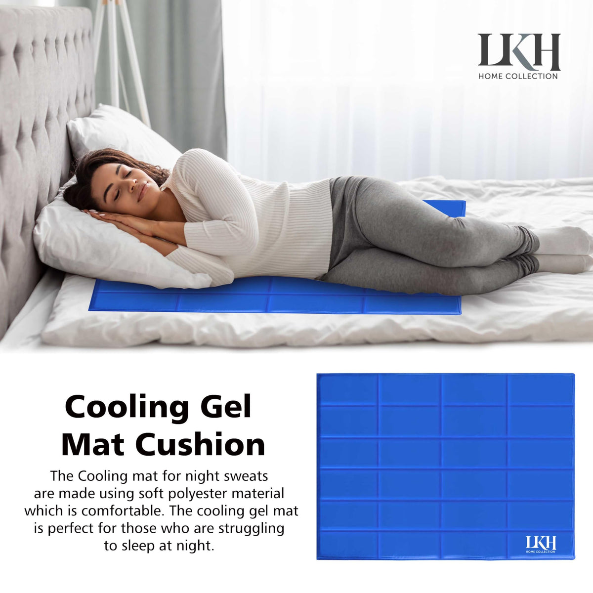 LKH self-cooling gel mat – 90 x 60cm