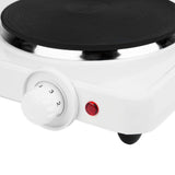 Quest 1500W single electric hob with five heat settings