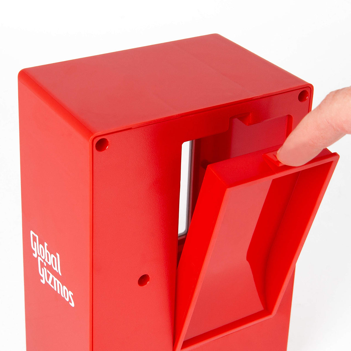 Global Gizmos red retro sweet vending machine