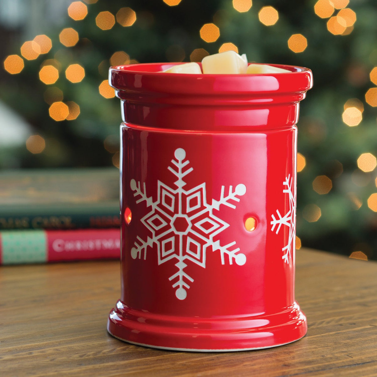 Candle Warmers Snowflake electric wax melt warmer