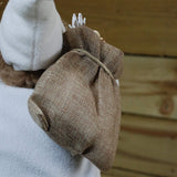 45cm natural hessian Santa Claus Christmas figure
