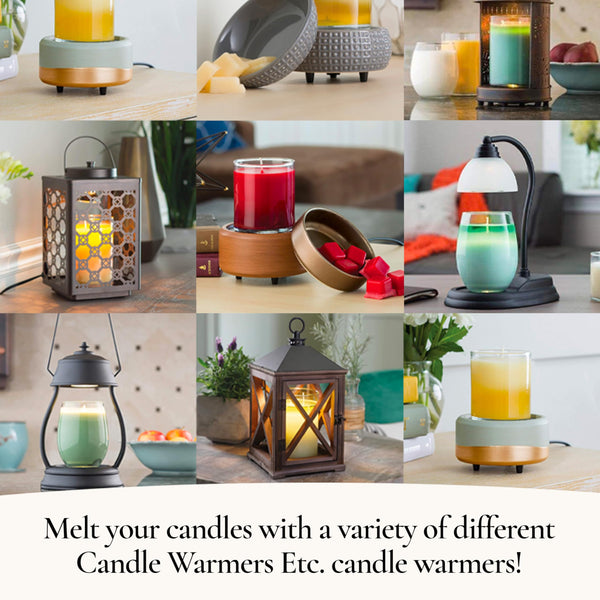 CANDLE WARMERS ETC Pluggable Fragrance Warmer- Decorative Plug-in for Warming Scented Candle Wax Melts and Tarts or Essential Oils - Chicken Wire - PICWR